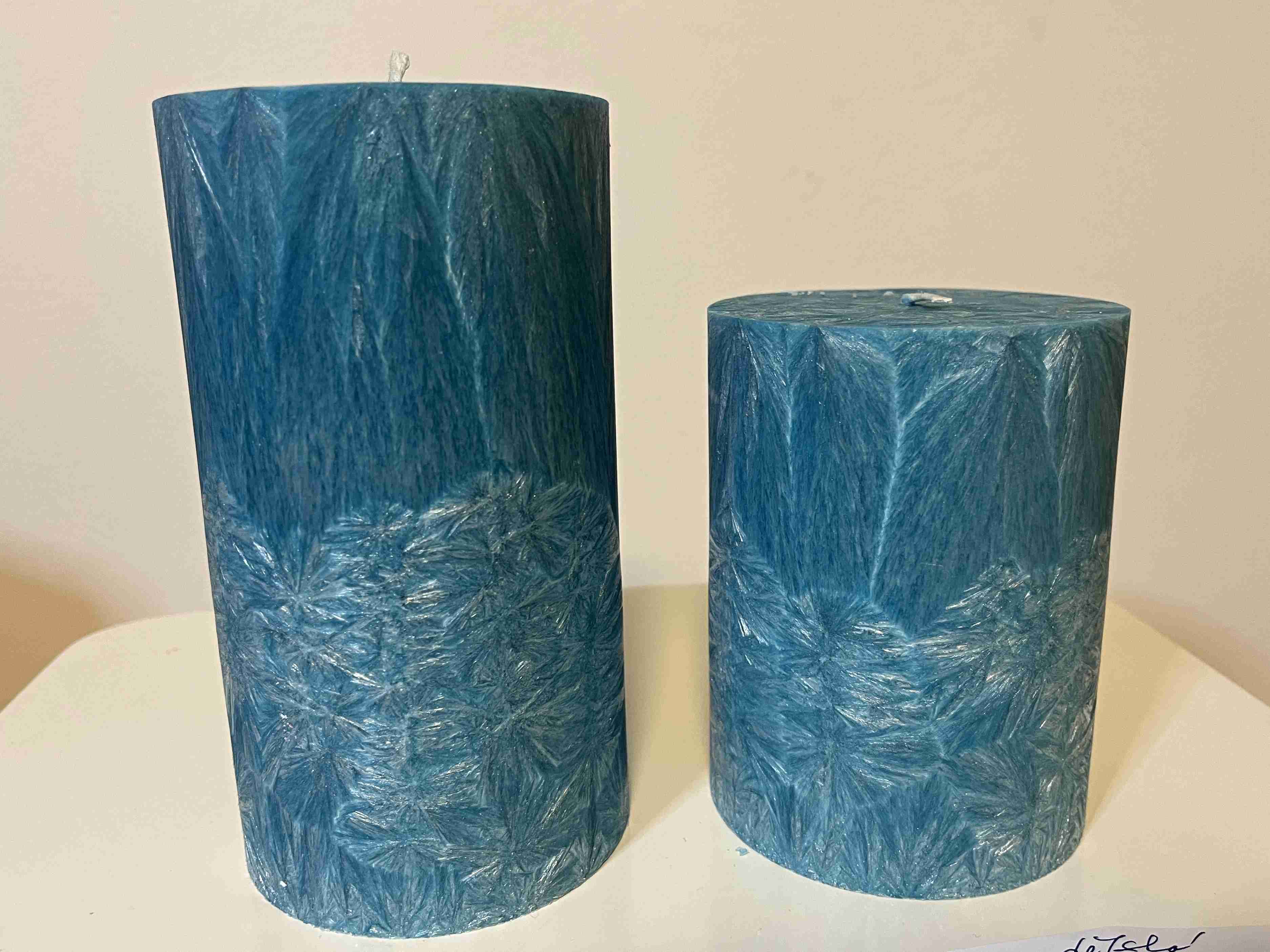 Svíčka 94x130 petrolejová