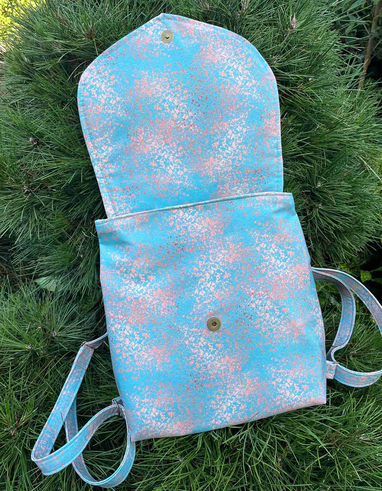 Batůžek Bellini mátová s patinou