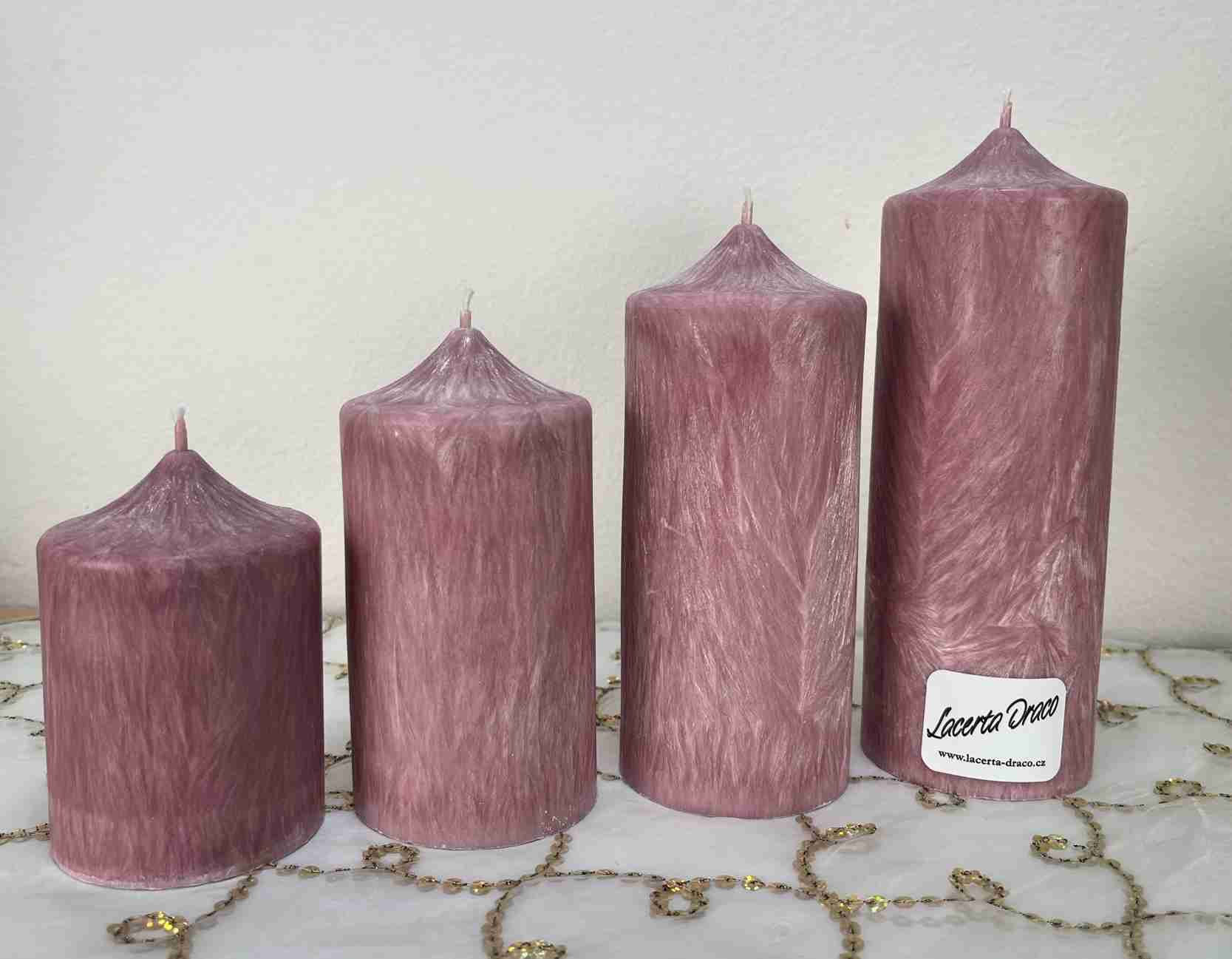 adventní sestava pudrová starorůžová