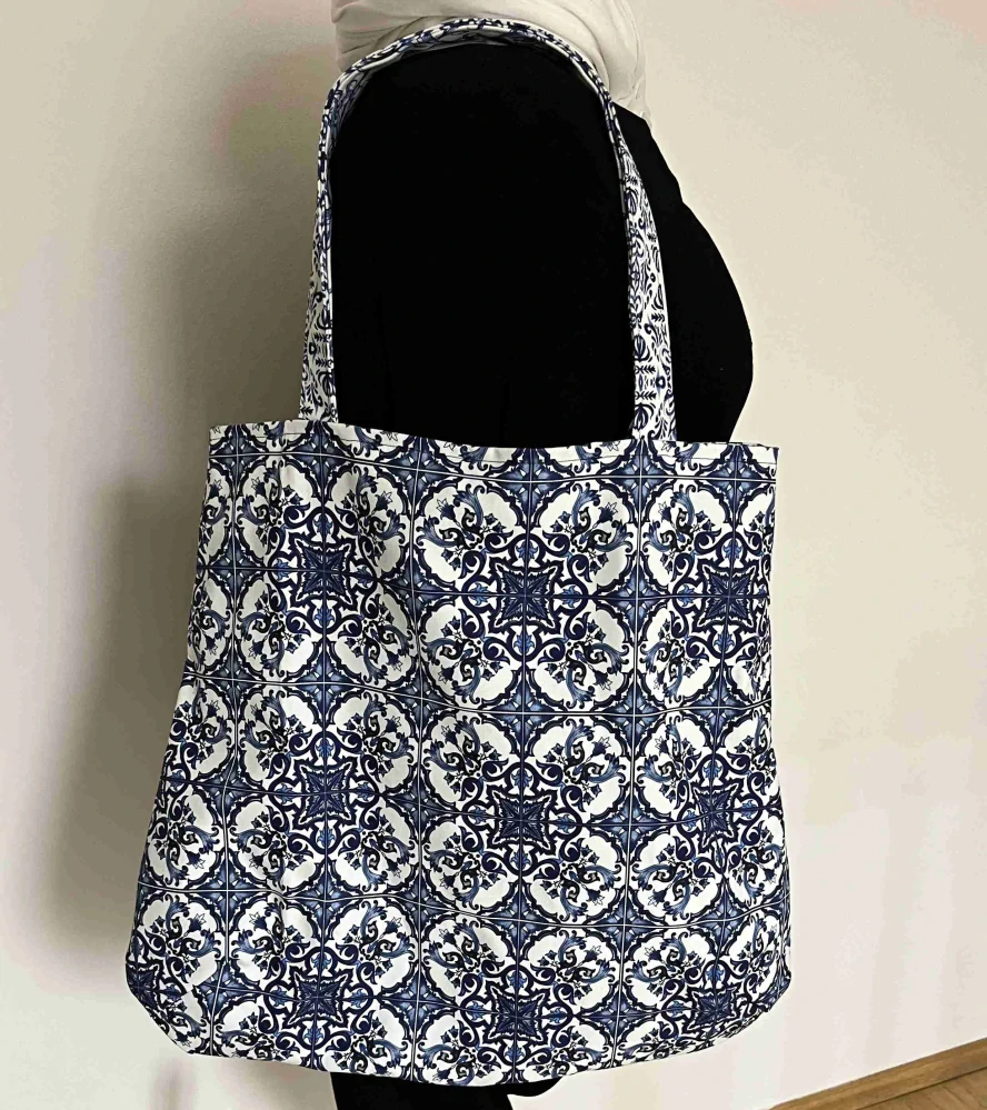 taška velká MM modrotisk 