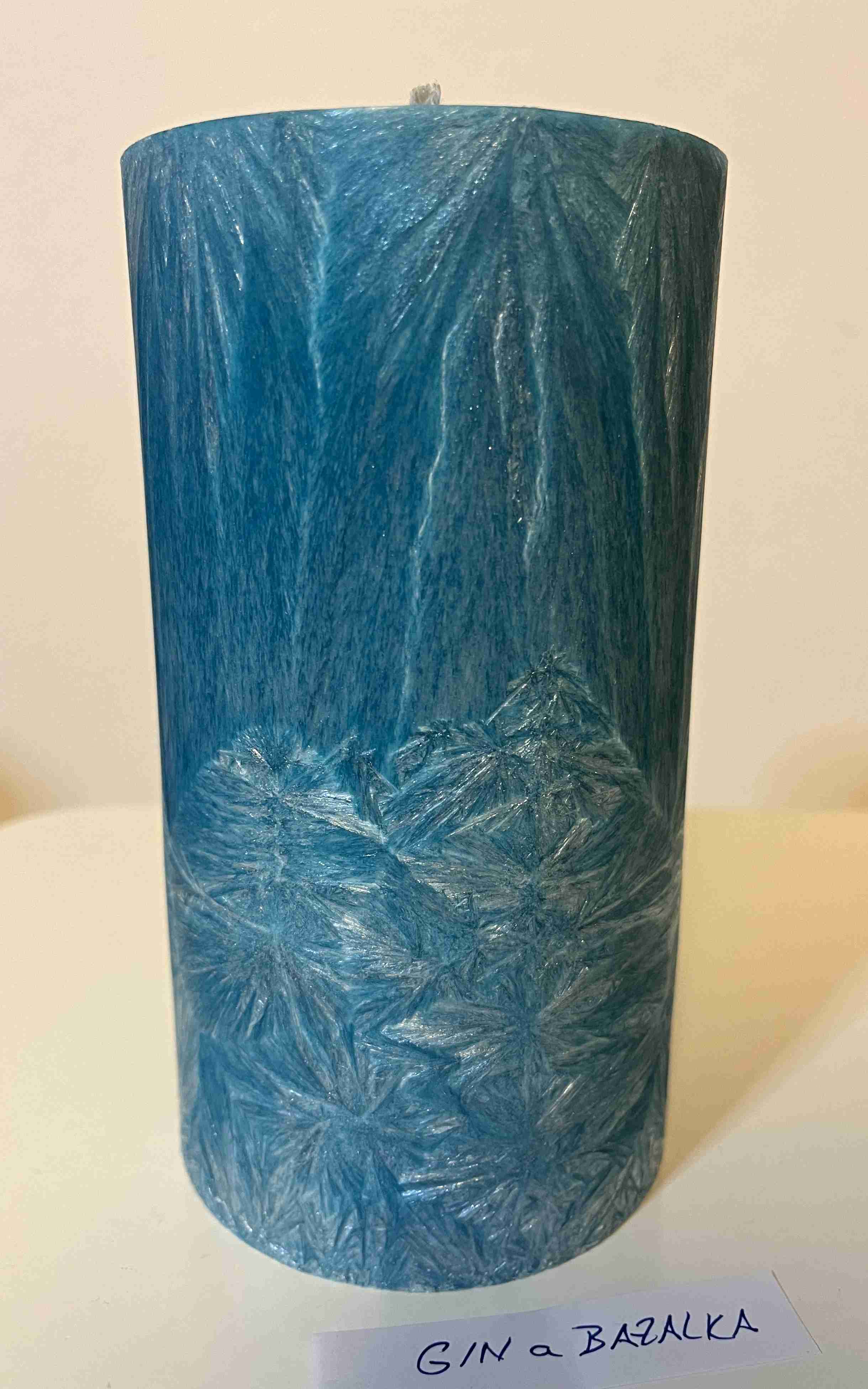 Svíčka válec 94x180mm petrolejová