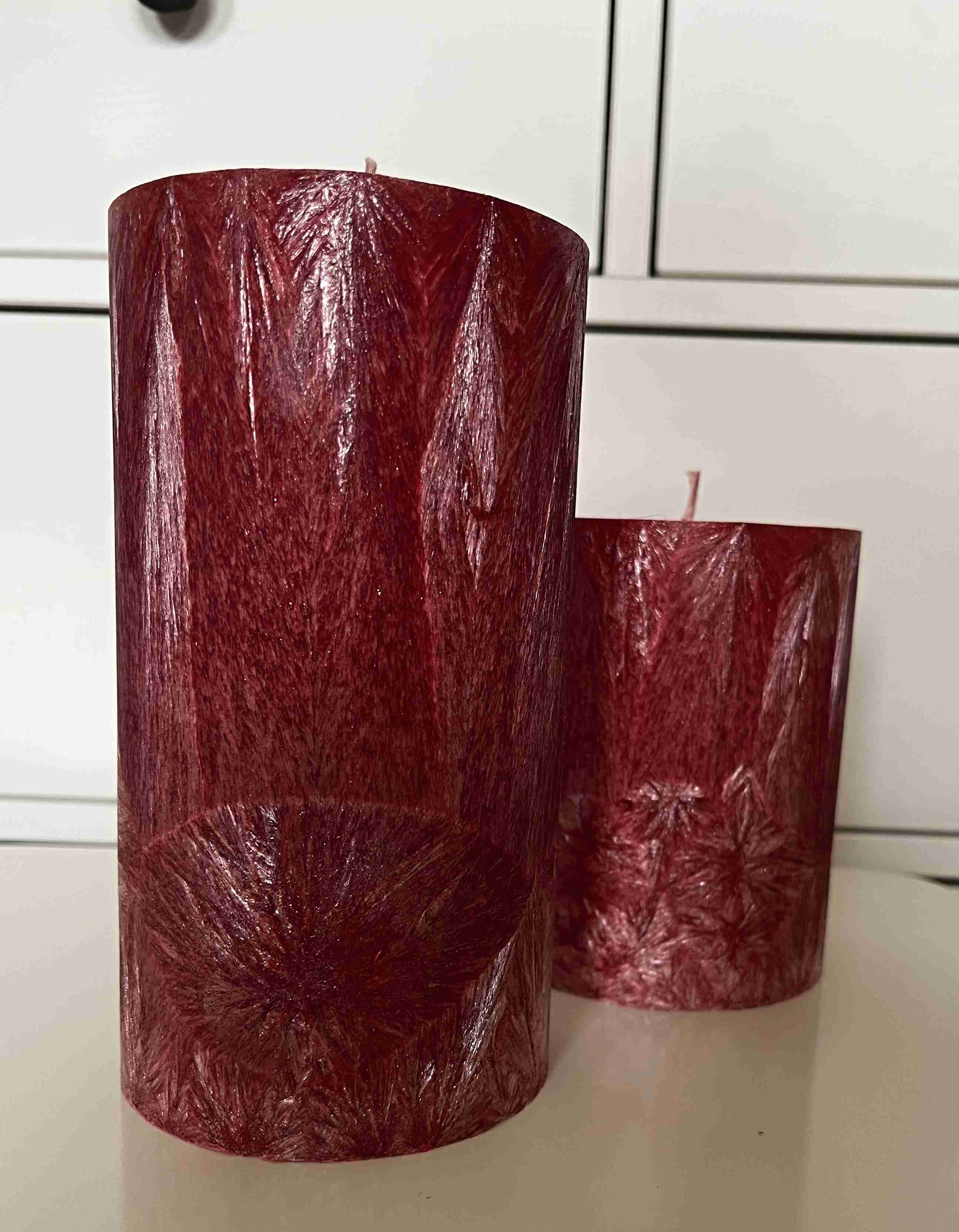 Svíčka 94x180 tmavě červená