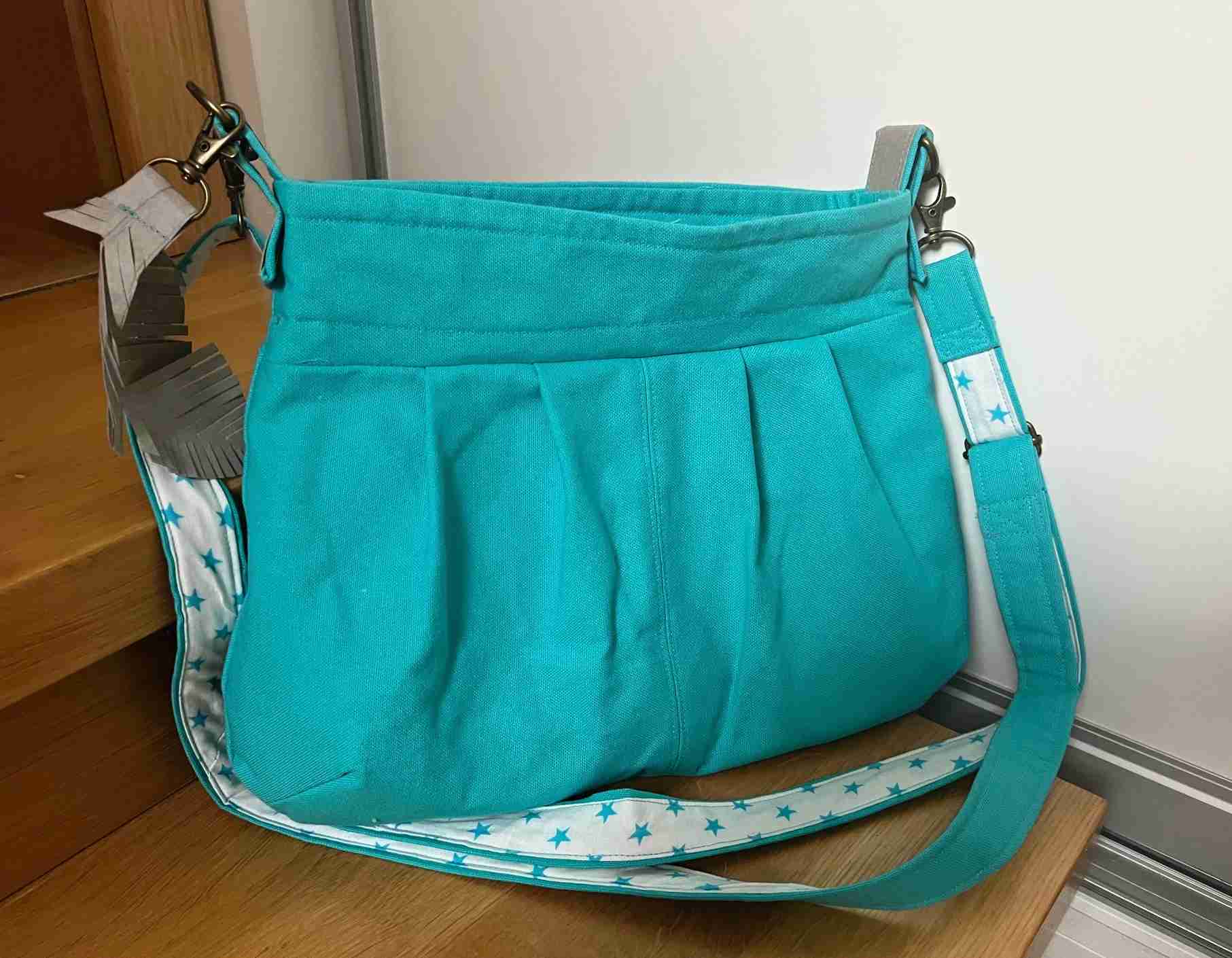 kabelka tyrkysová Augusta