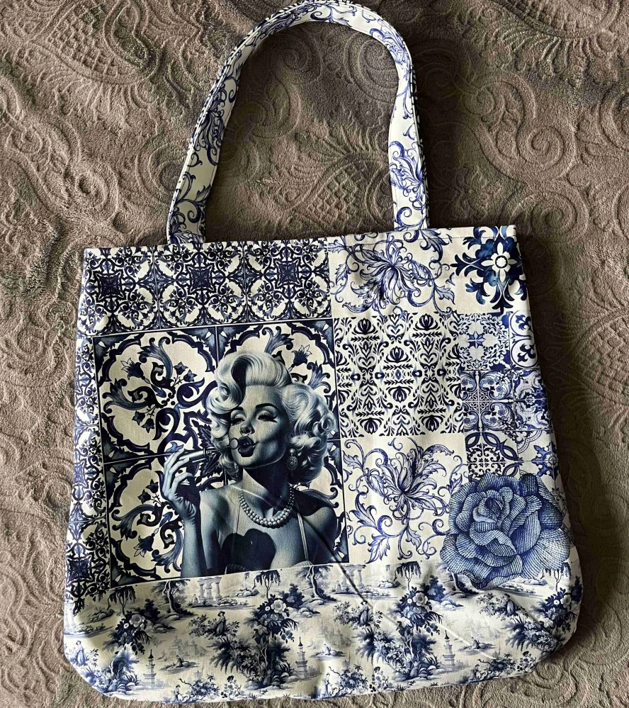 taška velká MM modrotisk 