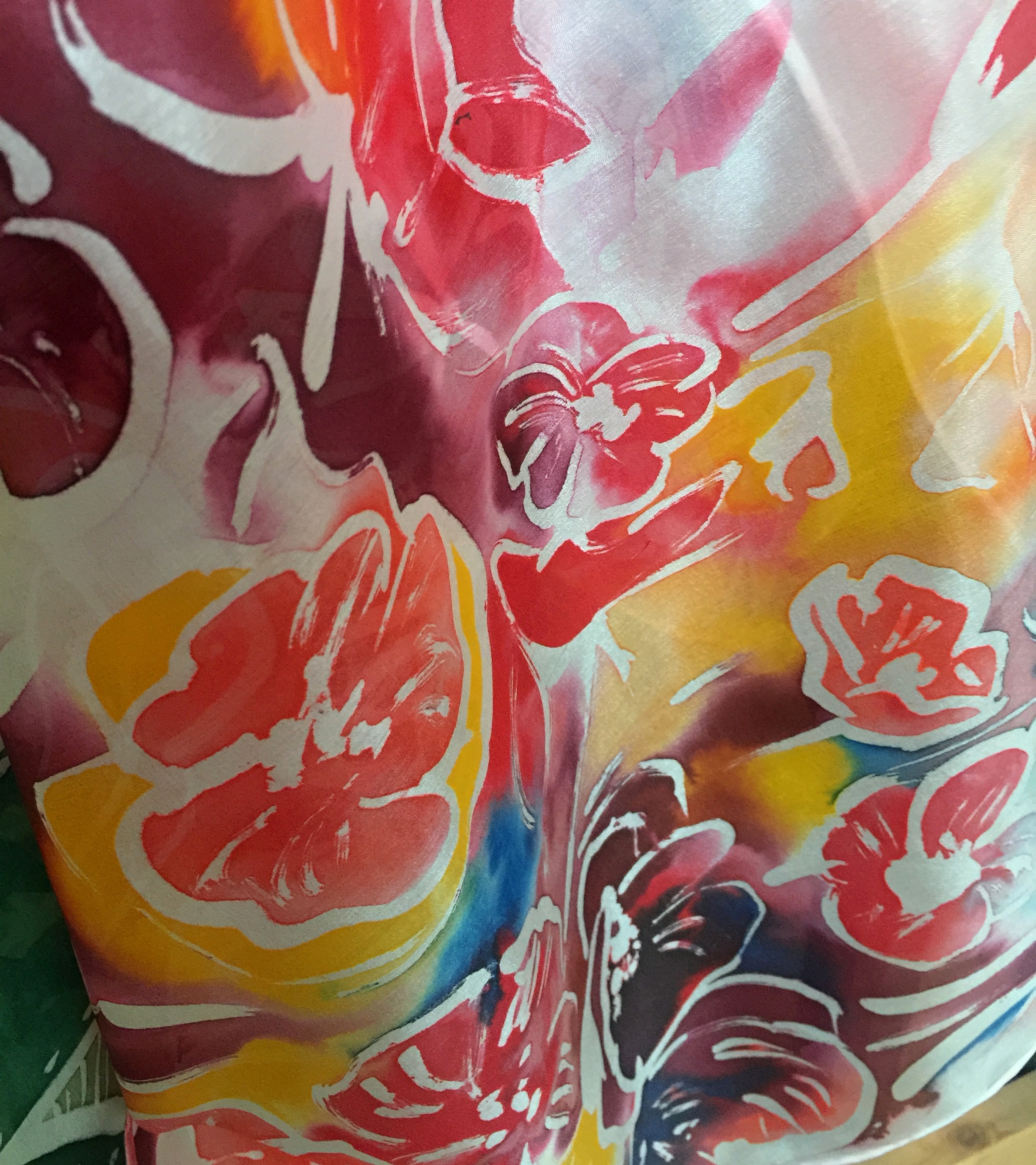 Hedvábný šátek živel