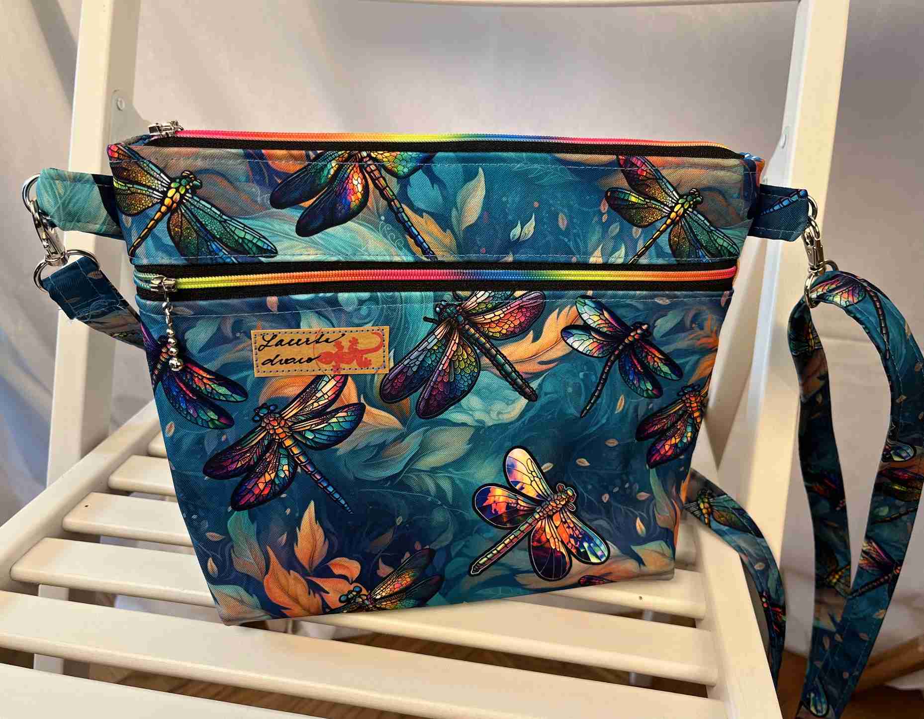 Malá kabelka crossbody "Maličká" vážky