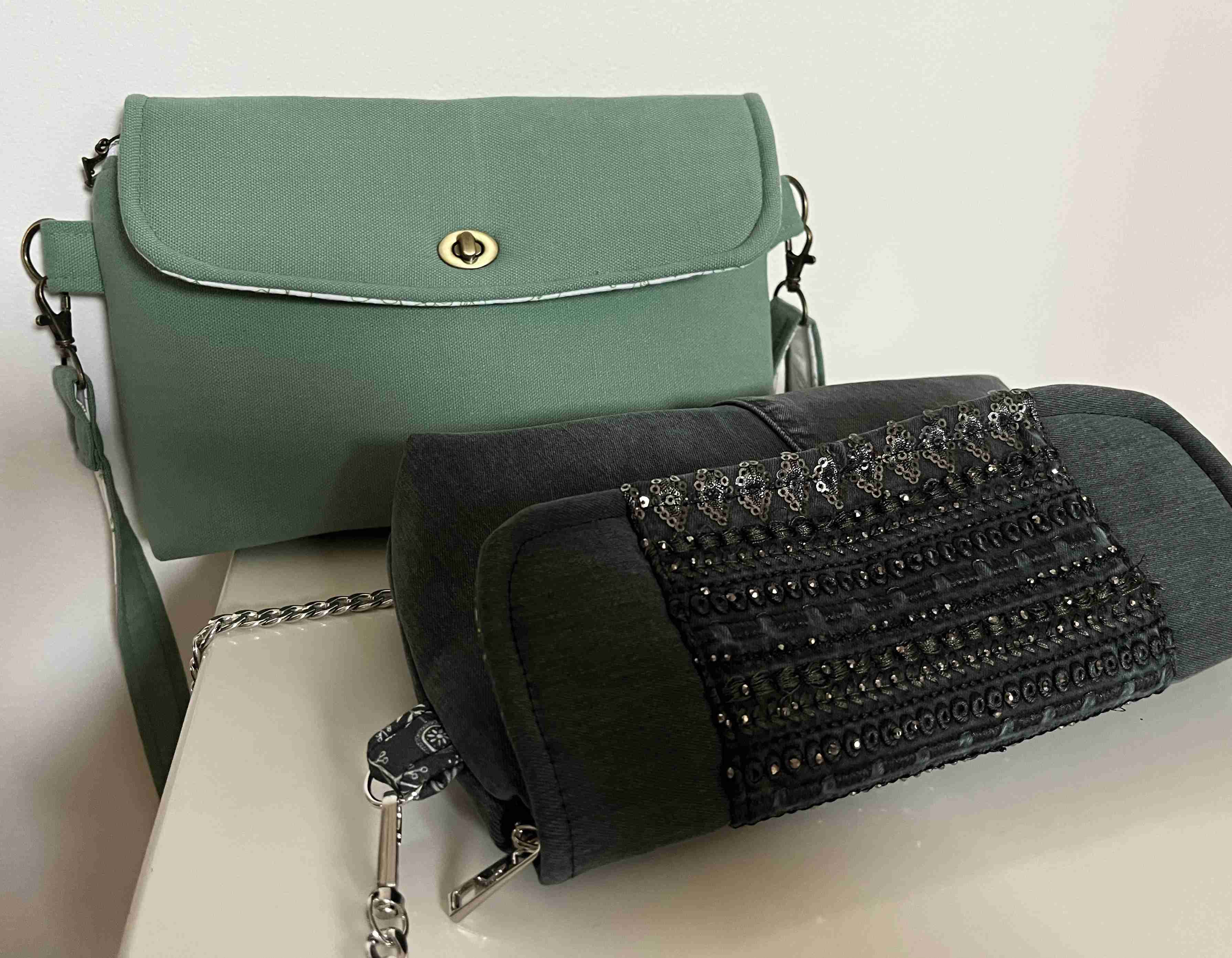 Margielka  malá kabelka světle zelená