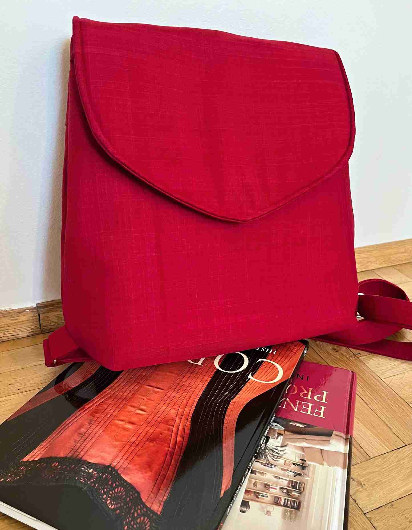 Batoh Bellini tmavá červená