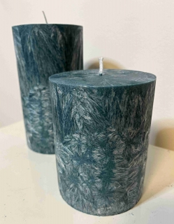 Svíčka 94x130 tmavá petrolejová