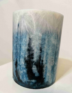 Svíčka 94x130 bílá petrolejová