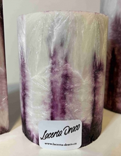 Svíčka 94x130 tmavá purpurová