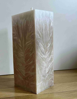 Svíčka 60x60x160světle krémová