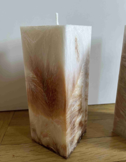 Svíčka 60x60x160 čokoládová