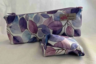 penálek na tužky fialové lístky