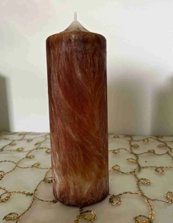 svíčka čokoládová hnědá