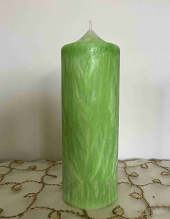 Svíčka zelená středně výrazná