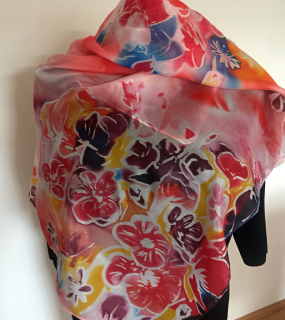 Hedvábný šátek živel